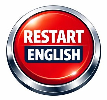 Restart English logo